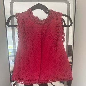 Anthropologie eyelet top